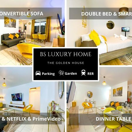 The Golden House * Parking * Garden Apartment Corbeil-Essonnes Ngoại thất bức ảnh
