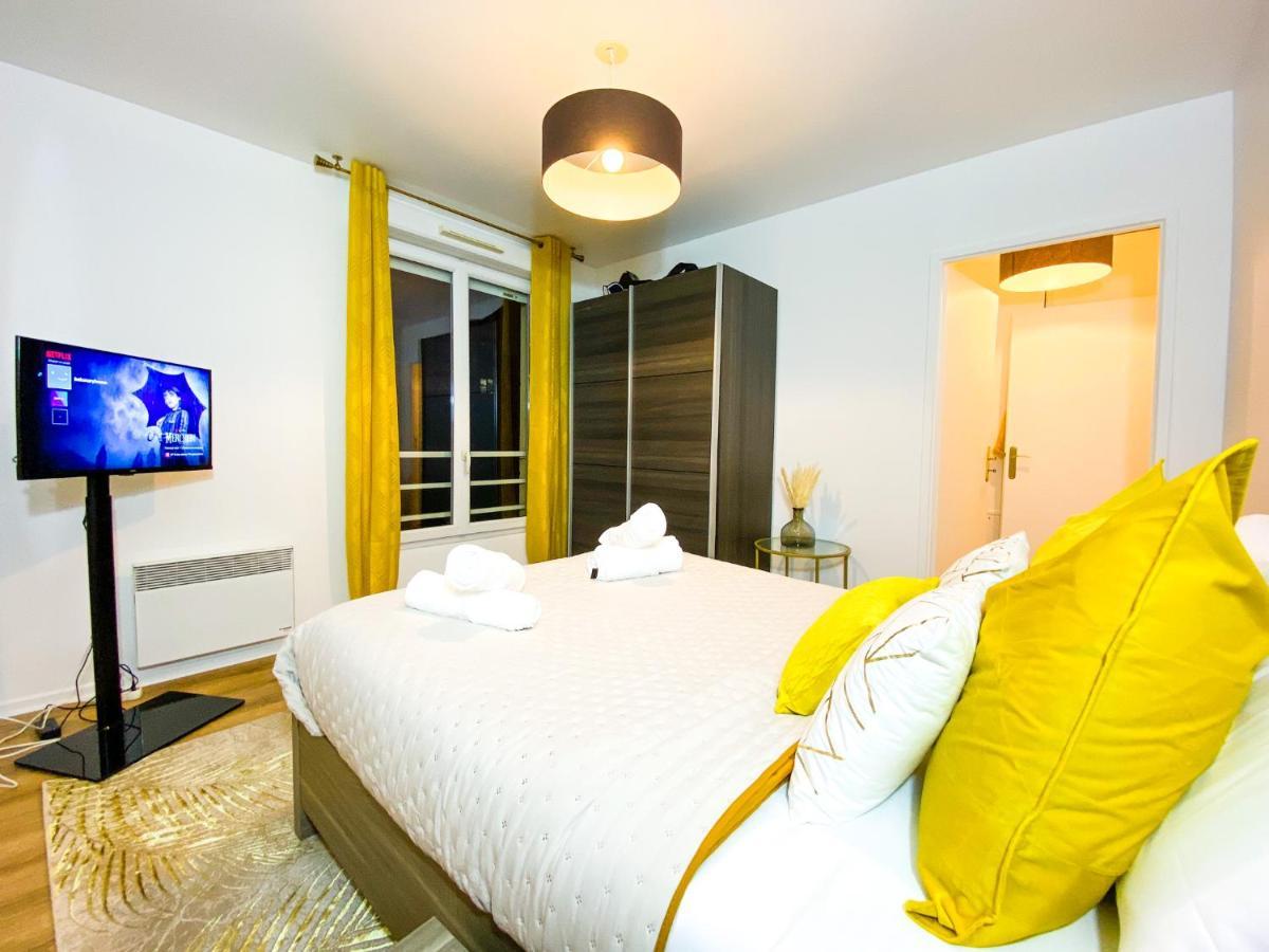 The Golden House * Parking * Garden Apartment Corbeil-Essonnes Ngoại thất bức ảnh