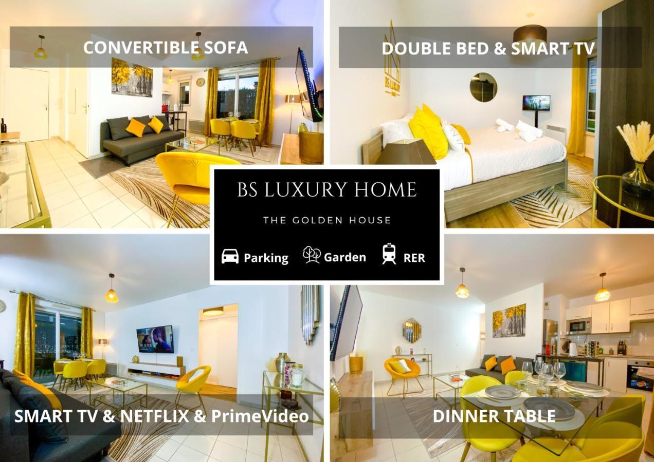 The Golden House * Parking * Garden Apartment Corbeil-Essonnes Ngoại thất bức ảnh